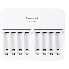Panasonic Eneloop BQ-CC63E batterilader (8 AA/AAA batterier)